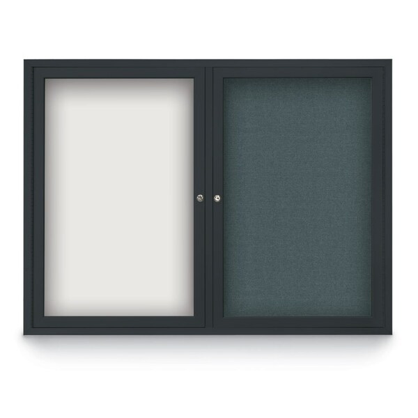 Corkboard, Cobalt/Bronze, 72" X36"